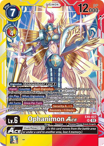 Ophanimon ACE [EX6-027] [Infernal Ascension] | The Gaming-Verse