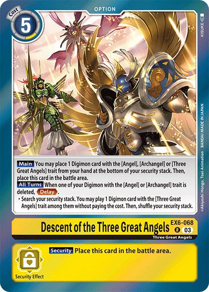 Descent of the Three Great Angels [EX6-068] [Infernal Ascension] | The Gaming-Verse