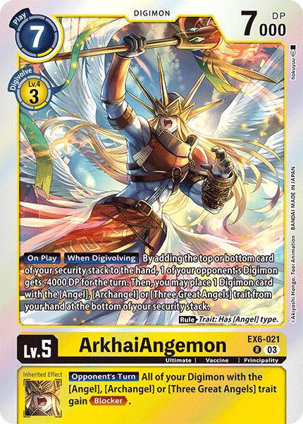 ArkhaiAngemon [EX6-021] [Infernal Ascension] | The Gaming-Verse