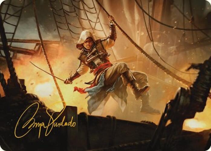 Edward Kenway Art Card (Gold-Stamped Signature) [Assassin's Creed Art Series] | The Gaming-Verse