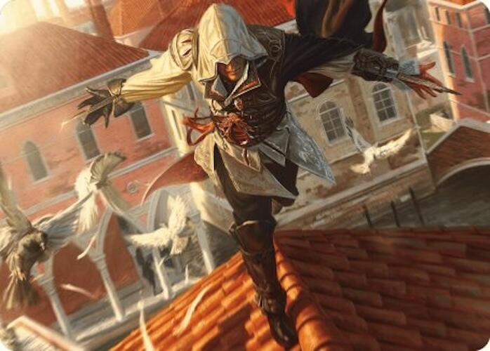 Ezio, Blade of Vengeance Art Card [Assassin's Creed Art Series] | The Gaming-Verse