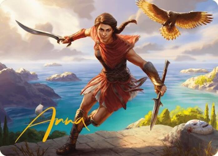 Kassandra, Eagle Bearer Art Card (Gold-Stamped Signature) [Assassin's Creed Art Series] | The Gaming-Verse