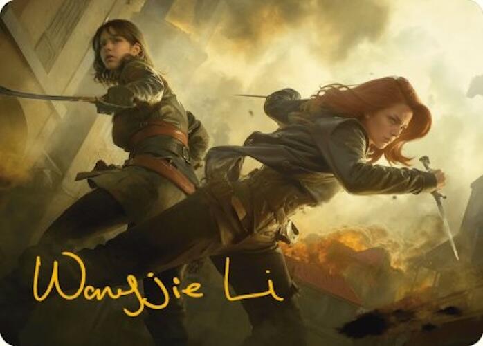 Mary Read and Anne Bonny Art Card (Gold-Stamped Signature) [Assassin's Creed Art Series] | The Gaming-Verse