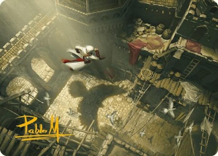 Rooftop Bypass Art Card (Gold-Stamped Signature) [Assassin's Creed Art Series] | The Gaming-Verse