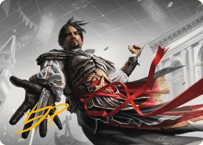 Ezio Auditore da Firenze Art Card (Gold-Stamped Signature) [Assassin's Creed Art Series] | The Gaming-Verse