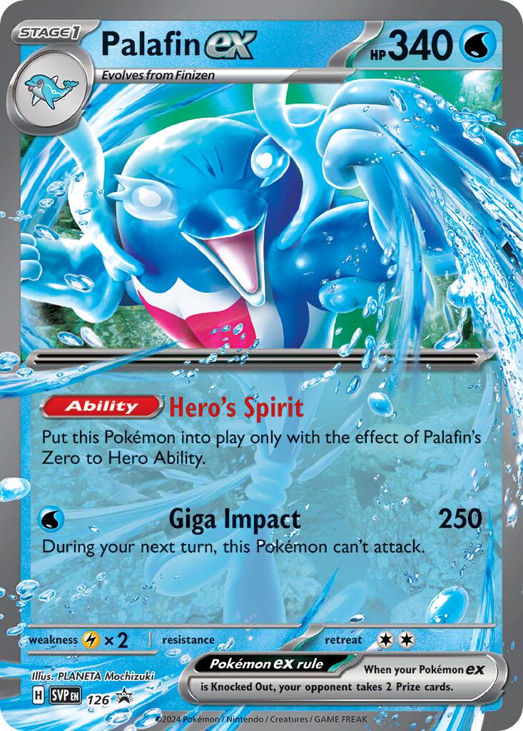 Palafin ex (126) [Scarlet & Violet: Black Star Promos] | The Gaming-Verse