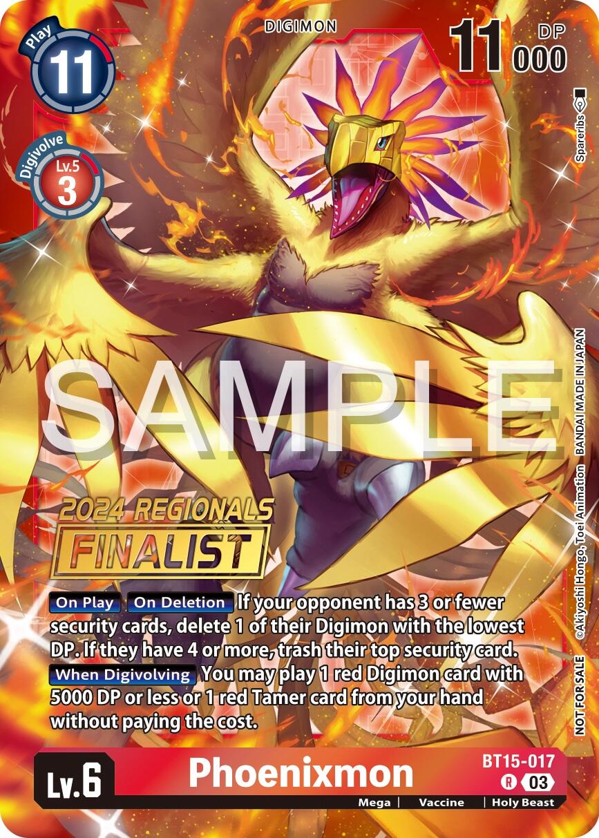 Phoenixmon [BT15-017] (2024 Regionals Finalist) [Exceed Apocalypse] | The Gaming-Verse