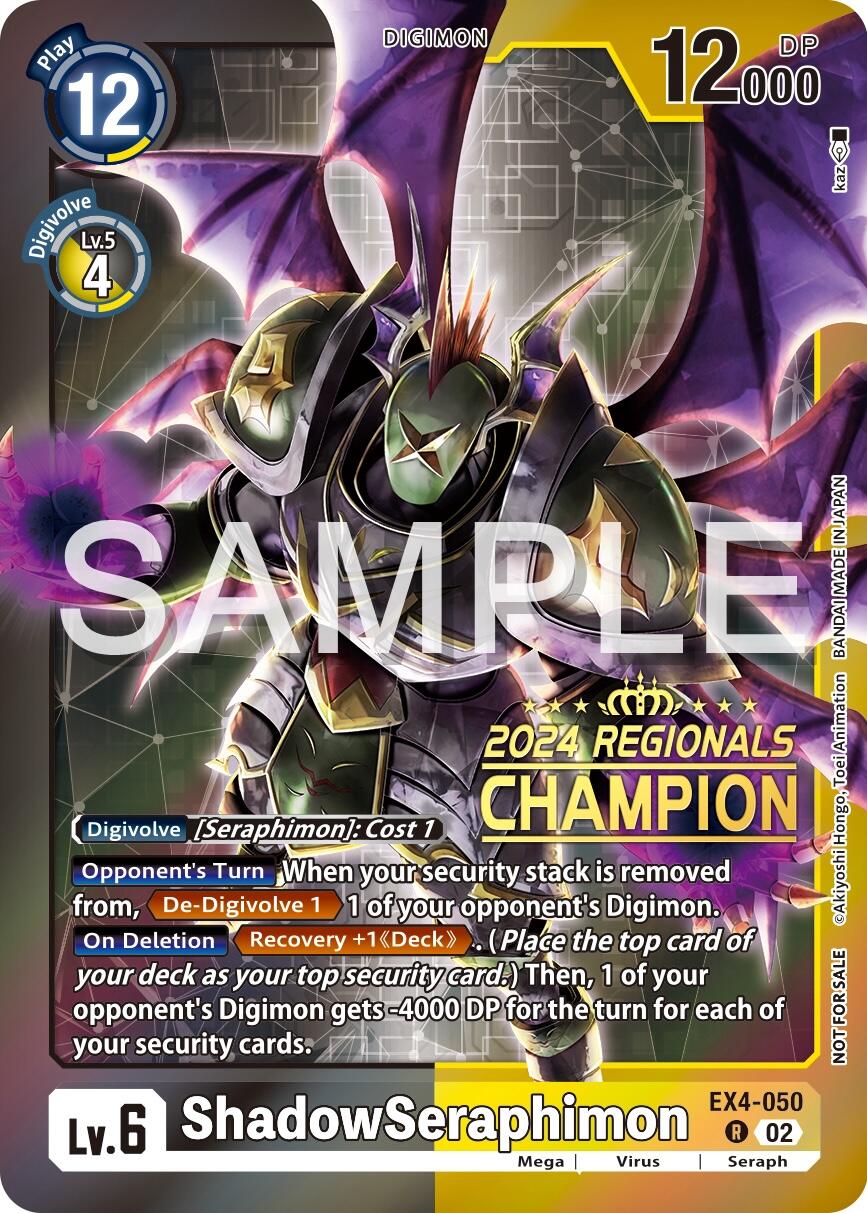 ShadowSeraphimon [EX4-050] (2024 Regionals Champion) [Alternative Being Booster] | The Gaming-Verse