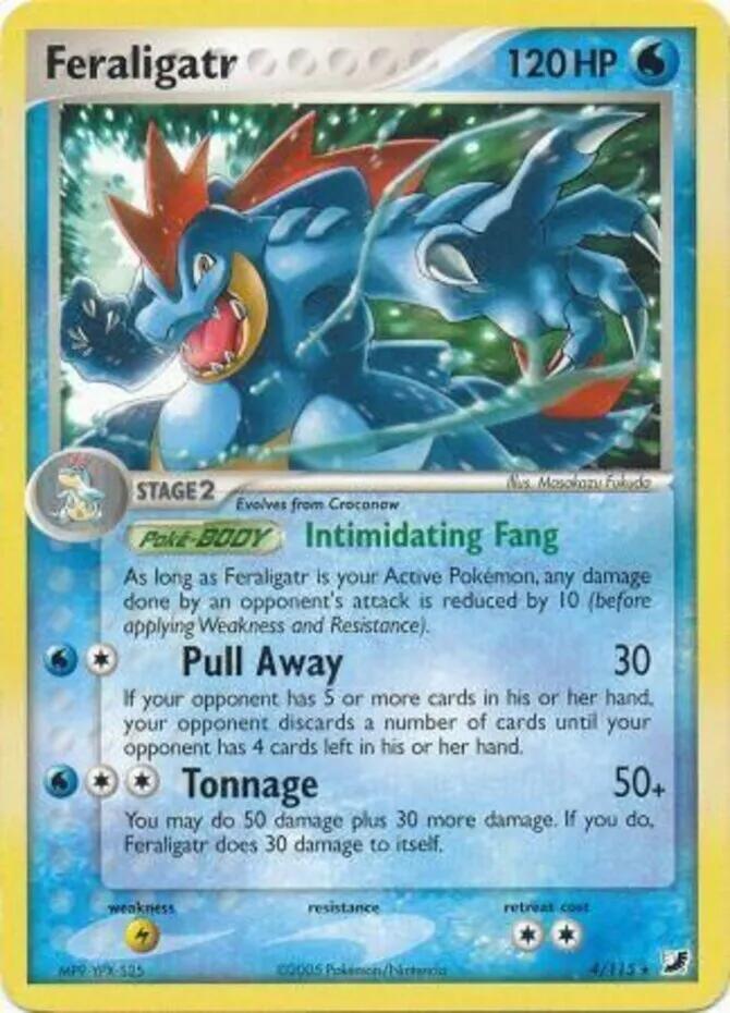 Feraligatr (4/115) (Theme Deck Exclusives) [EX: Unseen Forces] | The Gaming-Verse