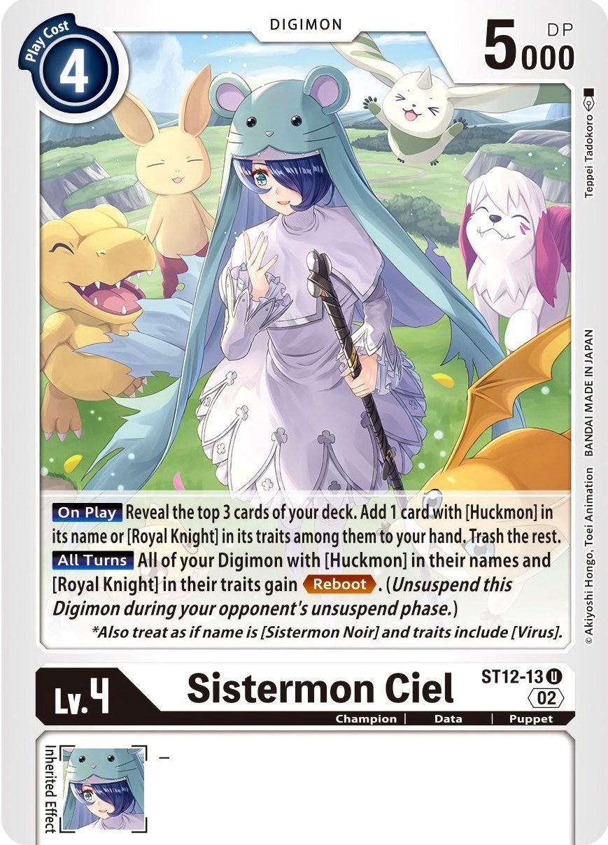 Sistermon Ciel [ST12-13] [Starter Deck: Jesmon] | The Gaming-Verse