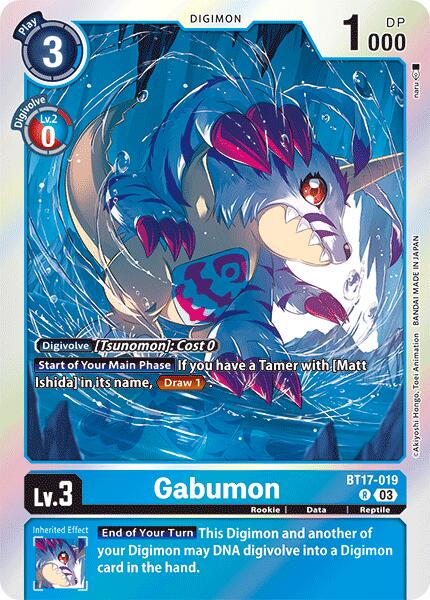 Gabumon [BT17-019] [Secret Crisis] | The Gaming-Verse