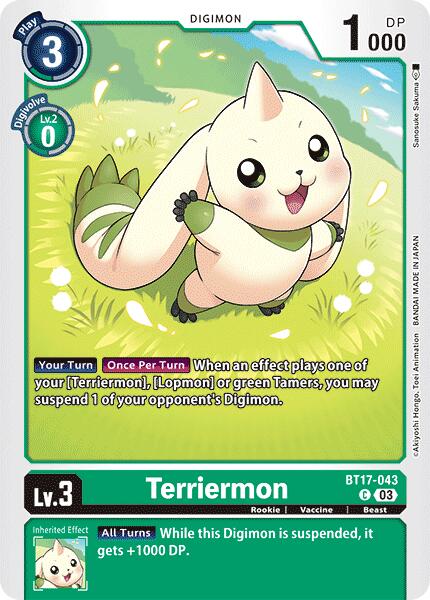 Terriermon [BT17-043] [Secret Crisis] | The Gaming-Verse