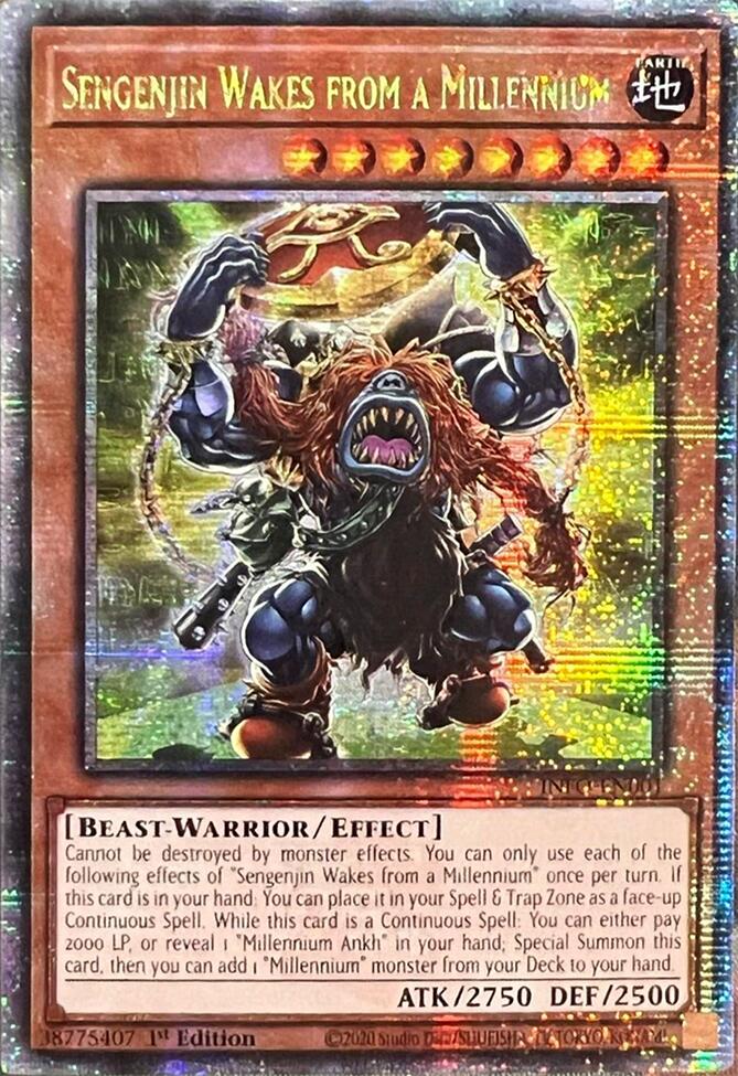 Sengenjin Wakes from a Millennium (Quarter Century Secret Rare) [INFO-EN001] Quarter Century Secret Rare | The Gaming-Verse