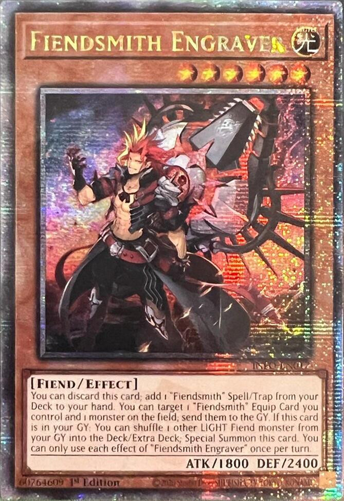 Fiendsmith Engraver (Quarter Century Secret Rare) [INFO-EN017] Quarter Century Secret Rare | The Gaming-Verse