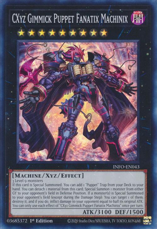 CXyz Gimmick Puppet Fanatix Machinix [INFO-EN043] Super Rare | The Gaming-Verse