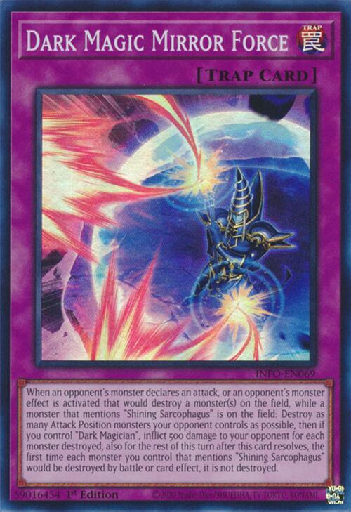 Dark Magic Mirror Force [INFO-EN069] Super Rare | The Gaming-Verse