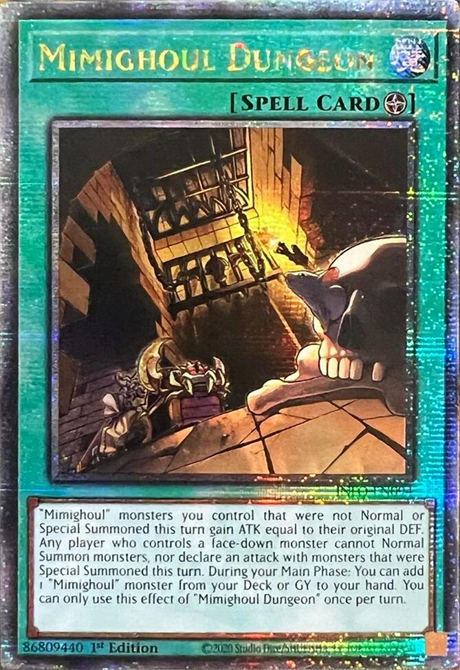 Mimighoul Dungeon (Quarter Century Secret Rare) [INFO-EN094] Quarter Century Secret Rare | The Gaming-Verse