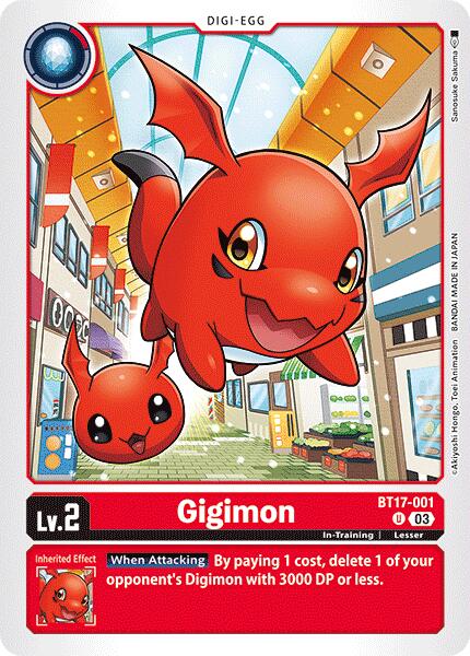 Gigimon [BT17-001] [Secret Crisis] | The Gaming-Verse