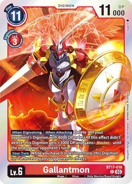 Gallantmon [BT17-016] [Secret Crisis] | The Gaming-Verse