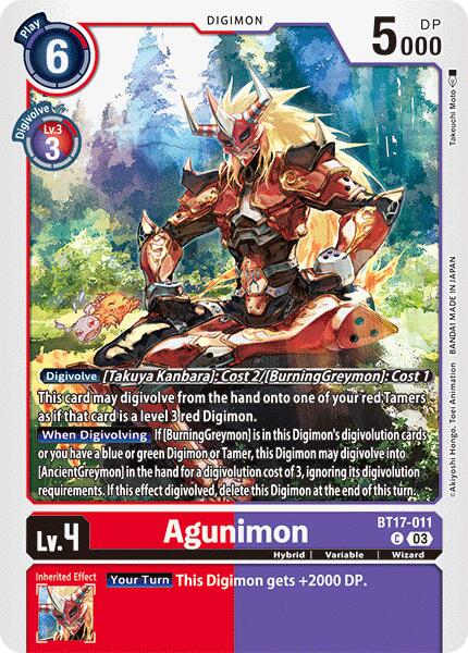 Agunimon [BT17-011] [Secret Crisis] | The Gaming-Verse