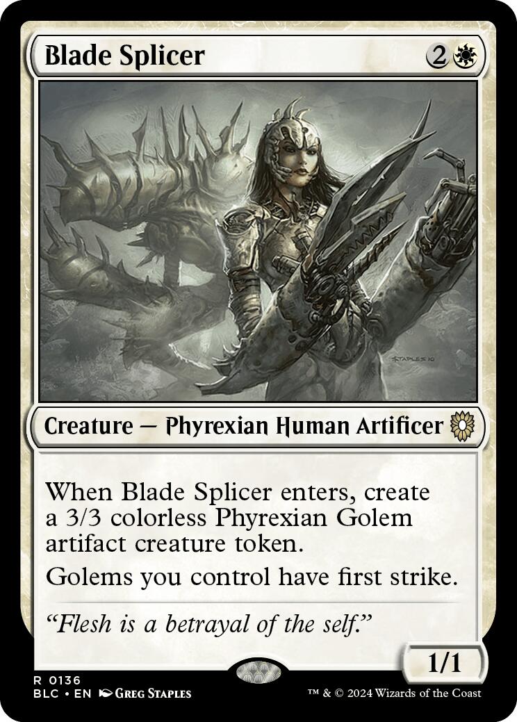 Blade Splicer [Bloomburrow Commander] | The Gaming-Verse