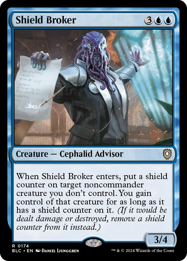 Shield Broker [Bloomburrow Commander] | The Gaming-Verse