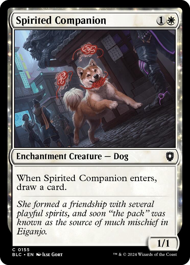 Spirited Companion [Bloomburrow Commander] | The Gaming-Verse