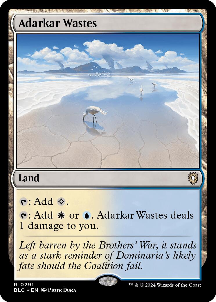 Adarkar Wastes [Bloomburrow Commander] | The Gaming-Verse