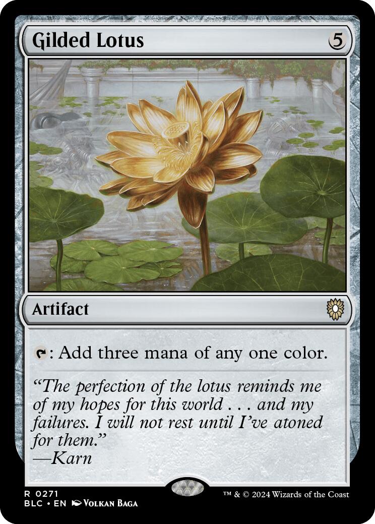 Gilded Lotus [Bloomburrow Commander] | The Gaming-Verse