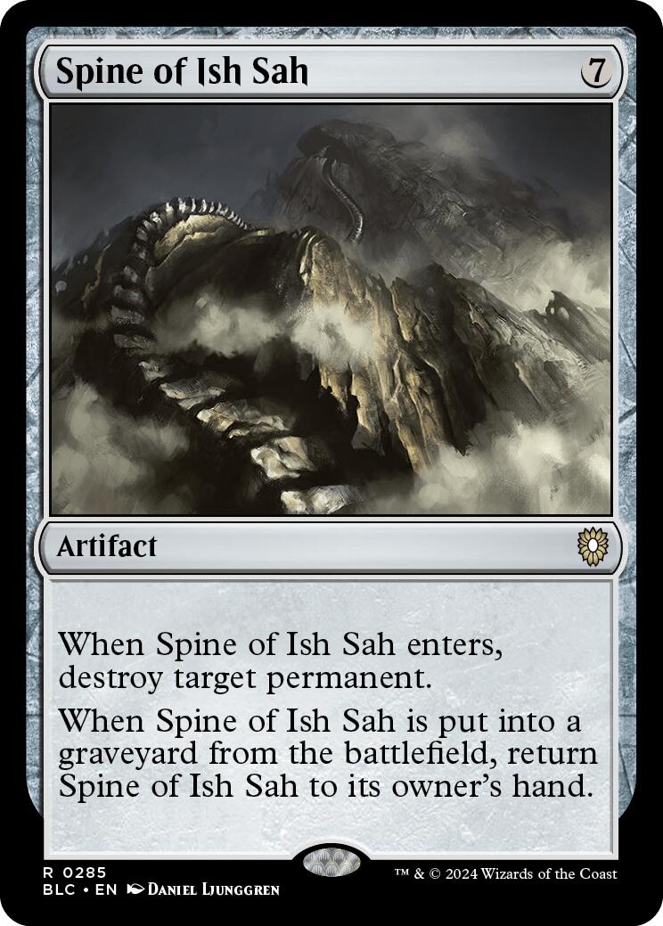 Spine of Ish Sah [Bloomburrow Commander] | The Gaming-Verse