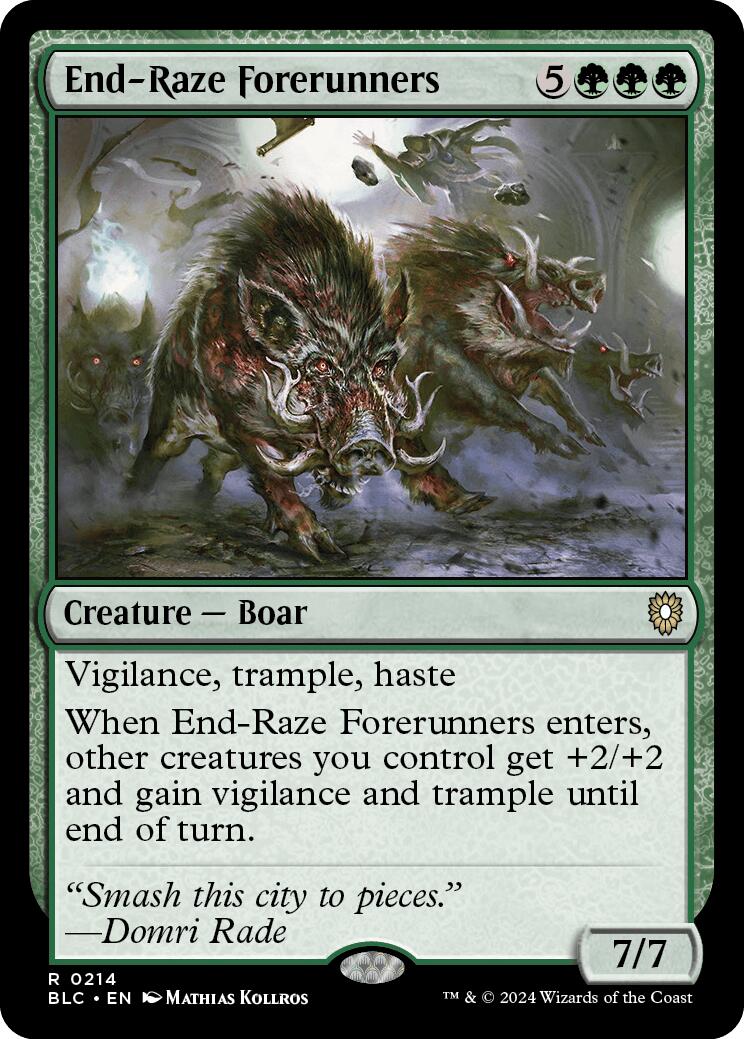 End-Raze Forerunners [Bloomburrow Commander] | The Gaming-Verse