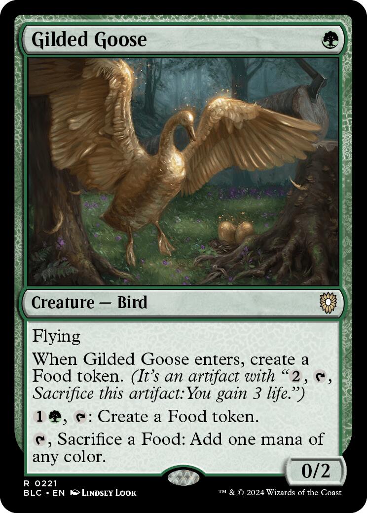 Gilded Goose [Bloomburrow Commander] | The Gaming-Verse