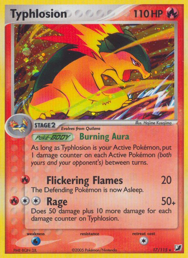 Typhlosion(17/115) (Theme Deck Exclusive) [EX: Unseen Forces] | The Gaming-Verse