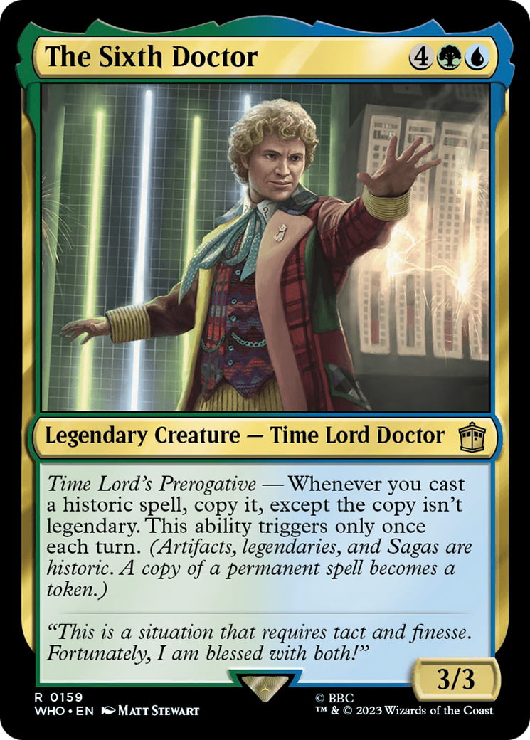 The Sixth Doctor [Doctor Who] | The Gaming-Verse