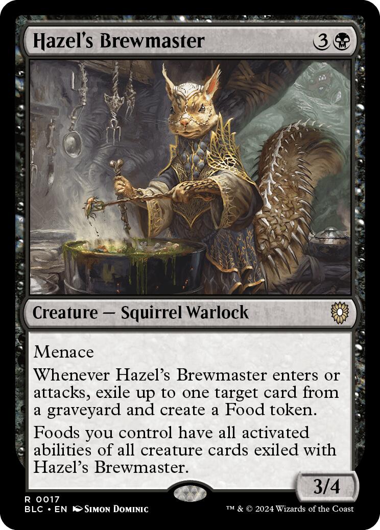 Hazel's Brewmaster [Bloomburrow Commander] | The Gaming-Verse