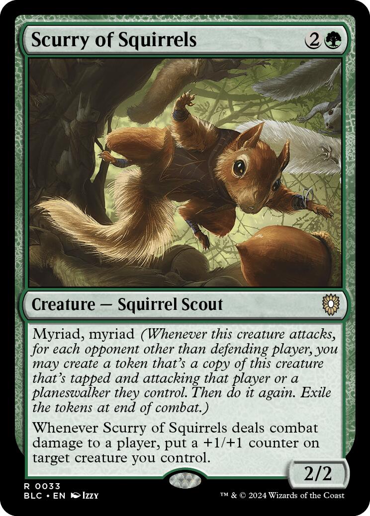 Scurry of Squirrels [Bloomburrow Commander] | The Gaming-Verse