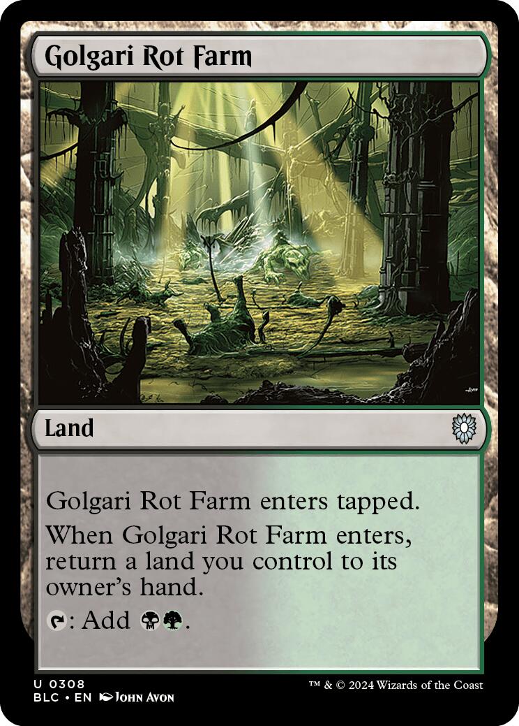 Golgari Rot Farm [Bloomburrow Commander] | The Gaming-Verse