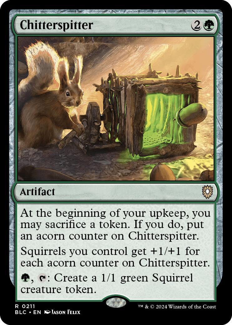 Chitterspitter [Bloomburrow Commander] | The Gaming-Verse