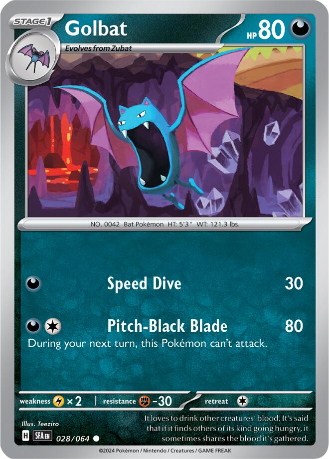 Golbat (028/064) [Scarlet & Violet: Shrouded Fable] | The Gaming-Verse