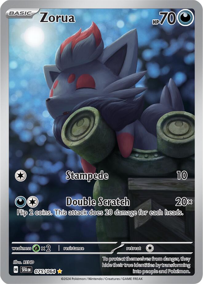 Zorua (075/064) [Scarlet & Violet: Shrouded Fable] | The Gaming-Verse