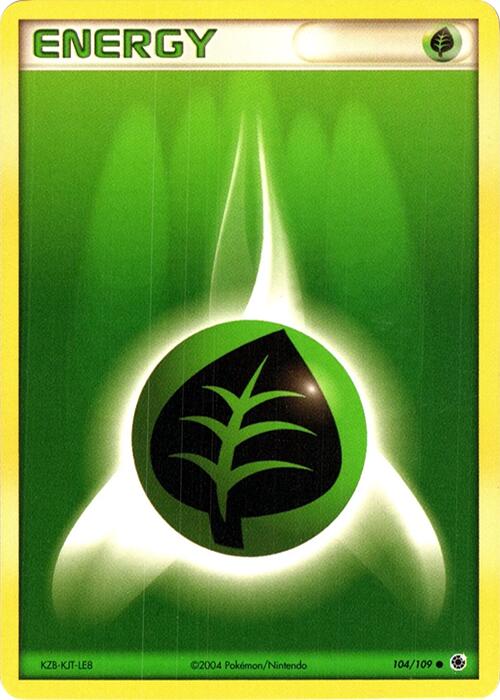 Grass Energy (104/109) (Theme Deck Exclusive) [EX: Ruby & Sapphire] | The Gaming-Verse