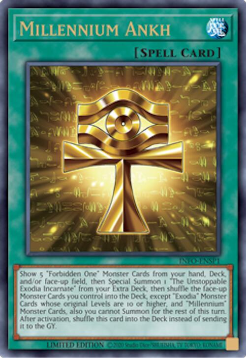 Millennium Ankh (INFO-ENSP1) [INFO-ENSP1] Secret Rare | The Gaming-Verse