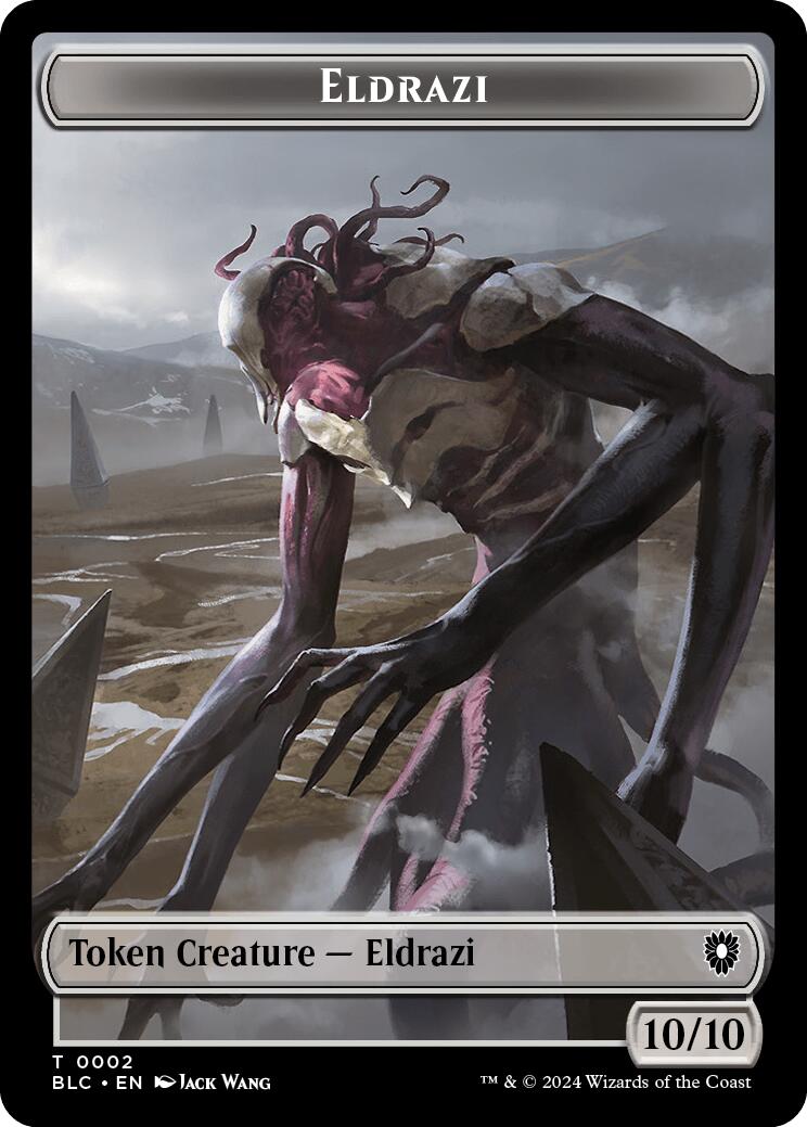 Eldrazi // Clue Double-Sided Token [Bloomburrow Commander Tokens] | The Gaming-Verse