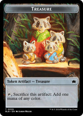 Cat // Treasure Double-Sided Token [Bloomburrow Commander Tokens] | The Gaming-Verse