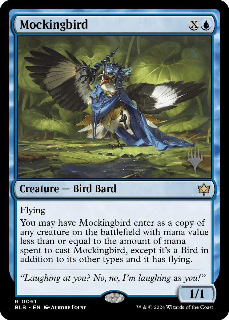 Mockingbird (Promo Pack) [Bloomburrow Promos] | The Gaming-Verse