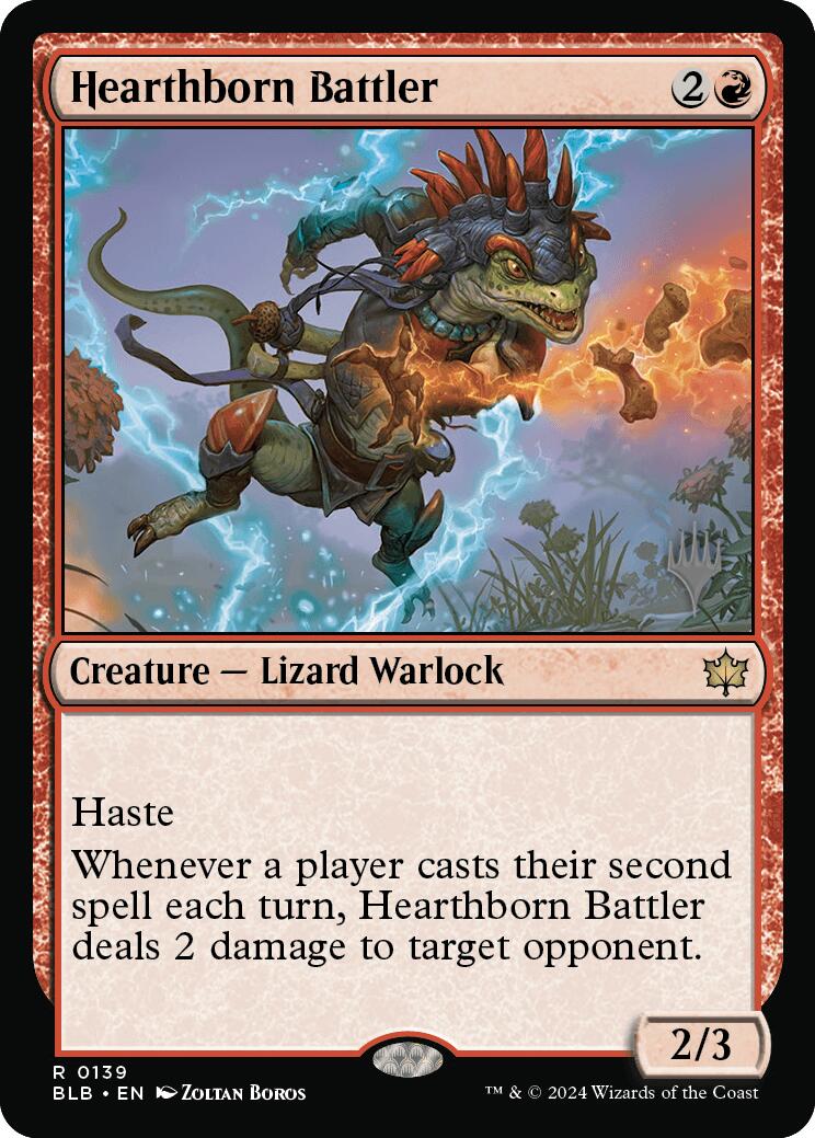 Hearthborn Battler (Promo Pack) [Bloomburrow Promos] | The Gaming-Verse