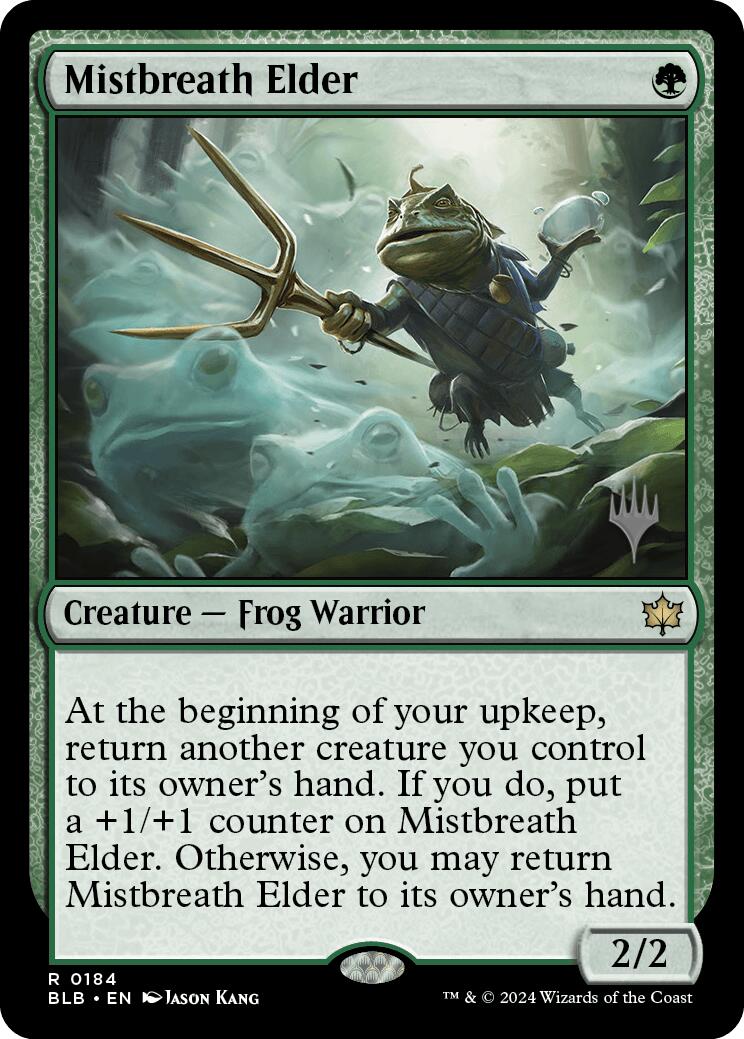 Mistbreath Elder (Promo Pack) [Bloomburrow Promos] | The Gaming-Verse