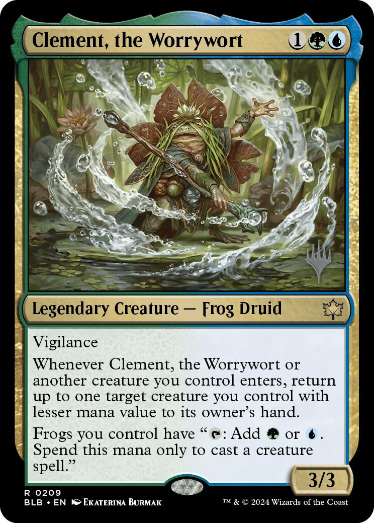 Clement, the Worrywort (Promo Pack) [Bloomburrow Promos] | The Gaming-Verse