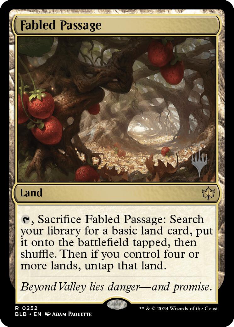 Fabled Passage (Promo Pack) [Bloomburrow Promos] | The Gaming-Verse