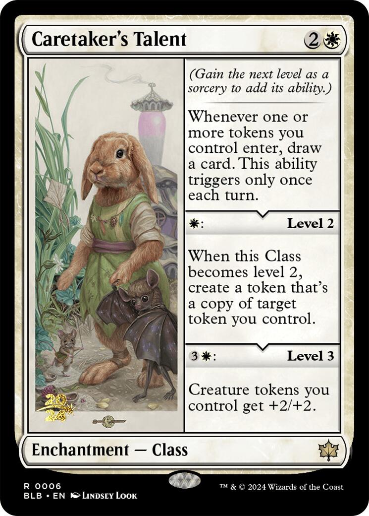 Caretaker's Talent [Bloomburrow Prerelease Promos] | The Gaming-Verse